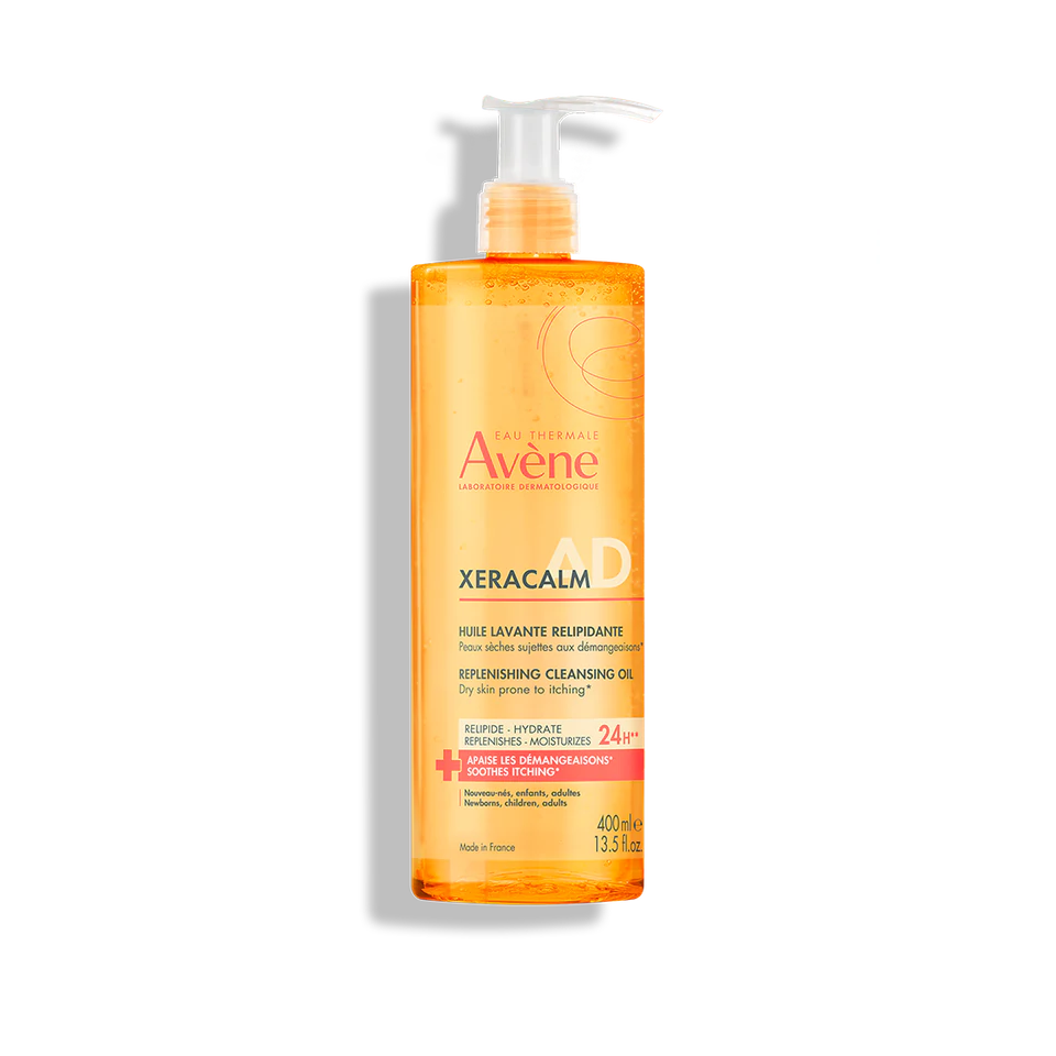 Eau Thermale Avène XeraCalm A.D Replenishing Cleansing Oil official U.S. product packshot