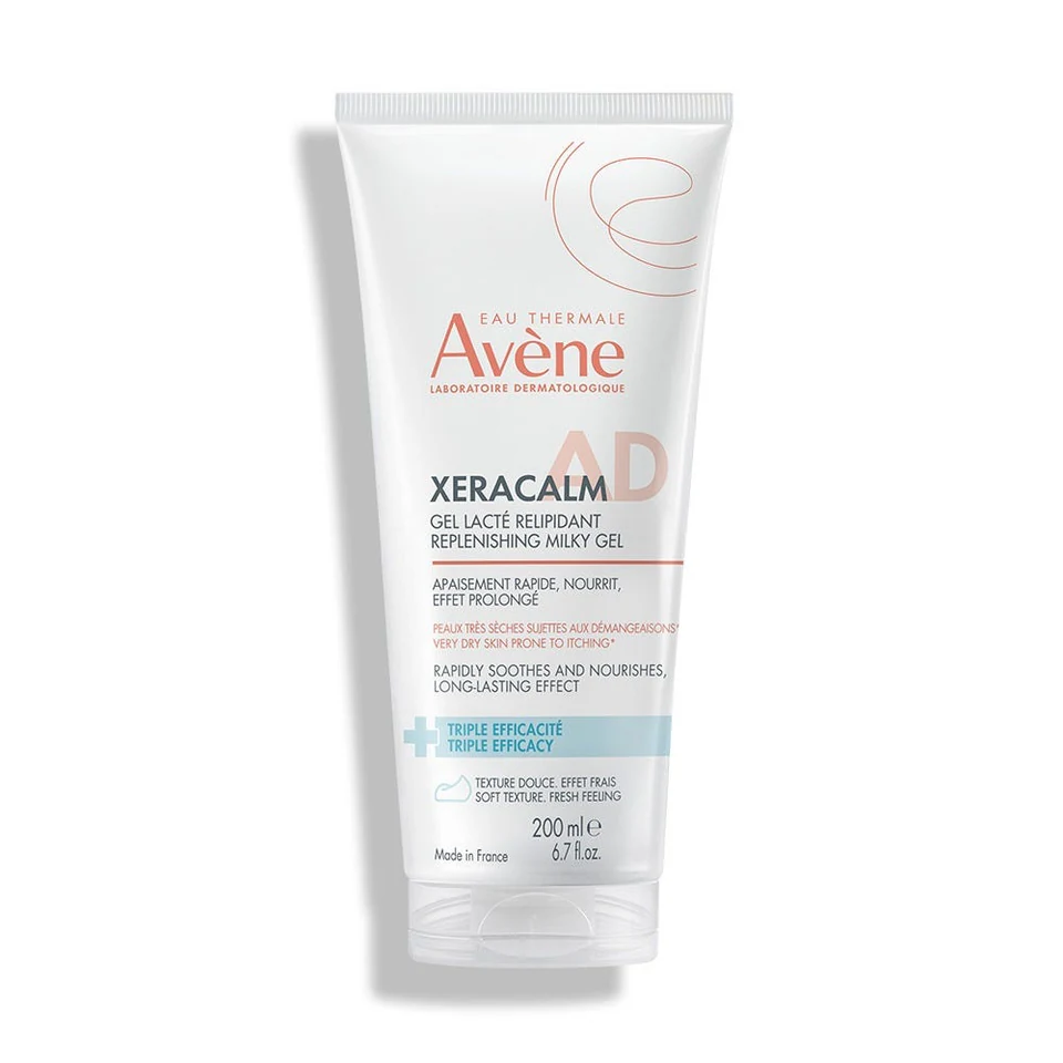 Eau Thermale Avène XeraCalm A.D Replenishing Milky Gel official U.S. product packshot
