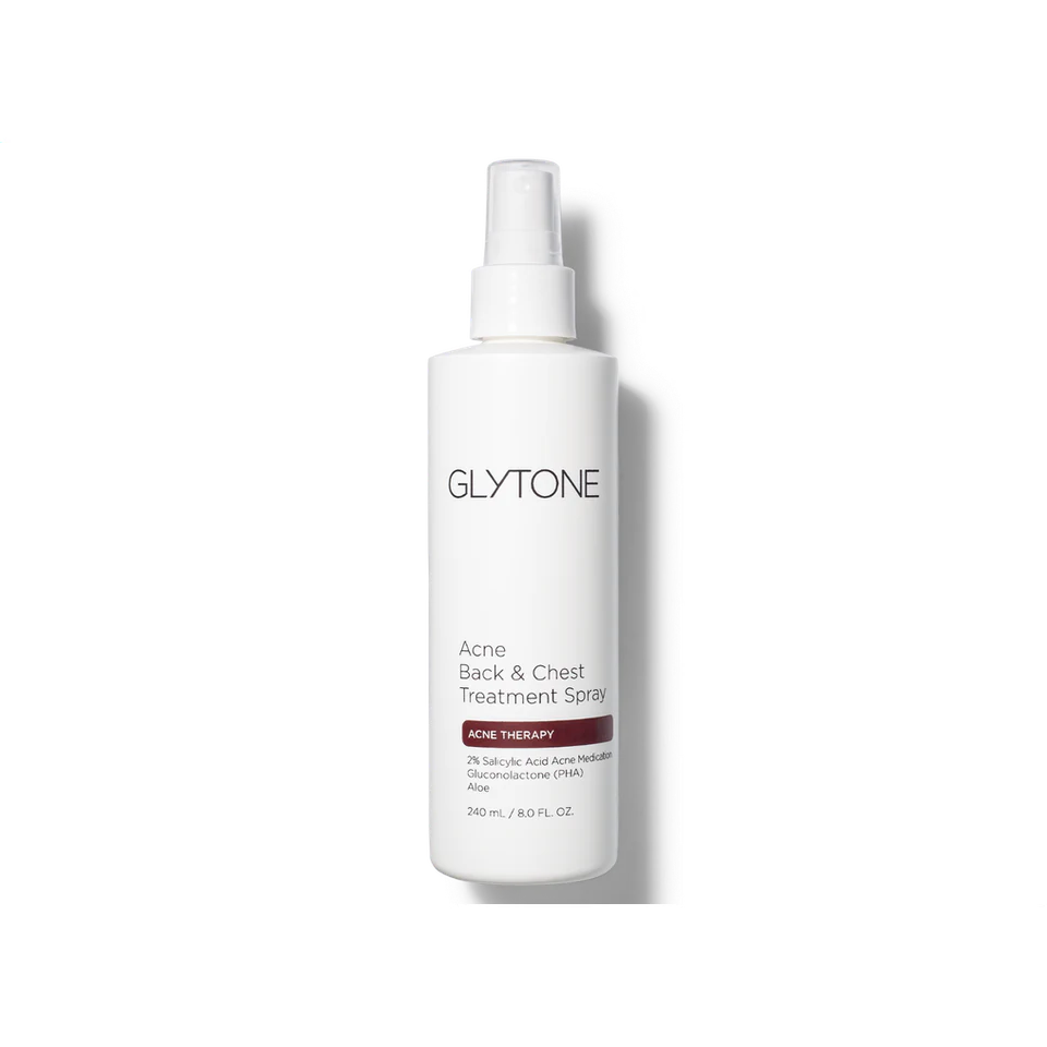 Glytone Acne Back & Chest Treatment Spray official product packshot