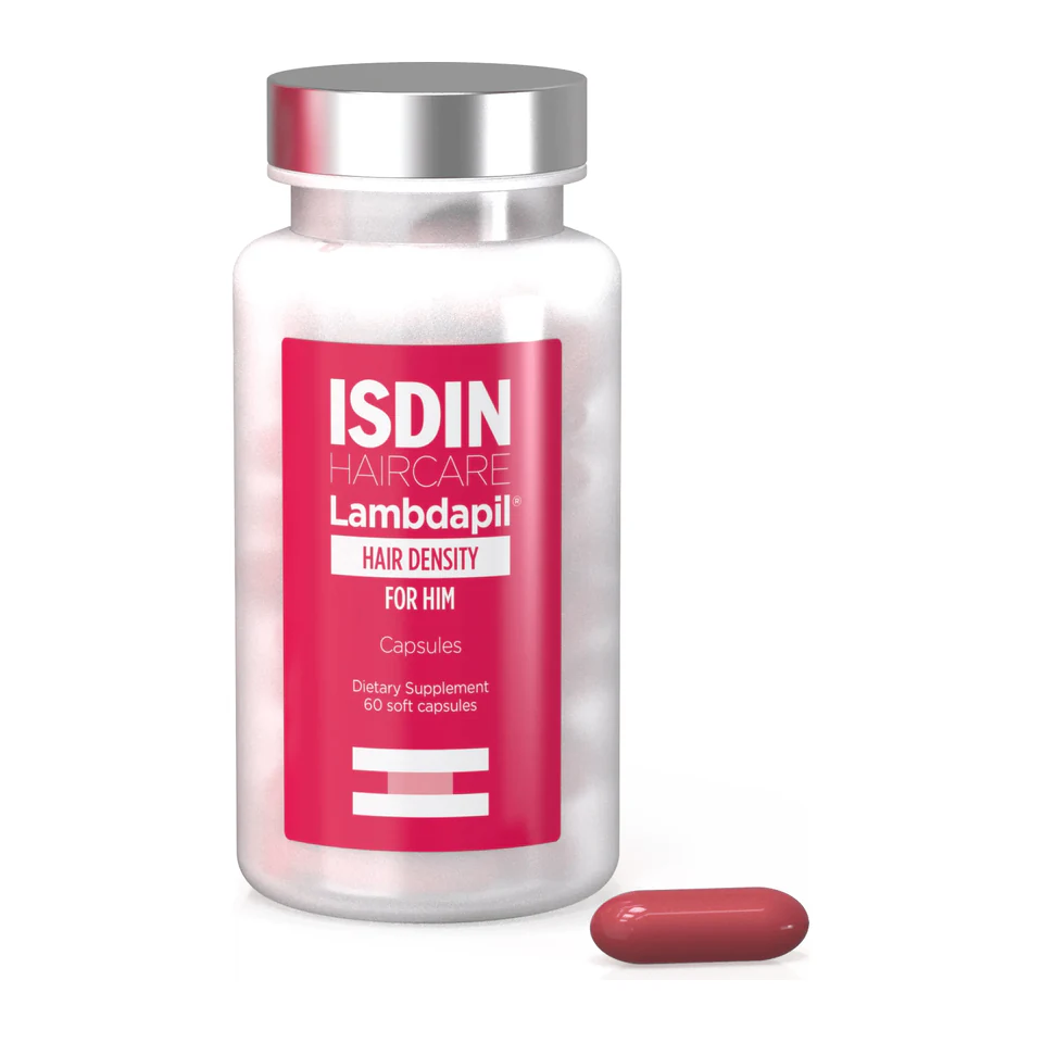 ISDIN Lambdapil Hair Density Capsules For Him official product packshot
