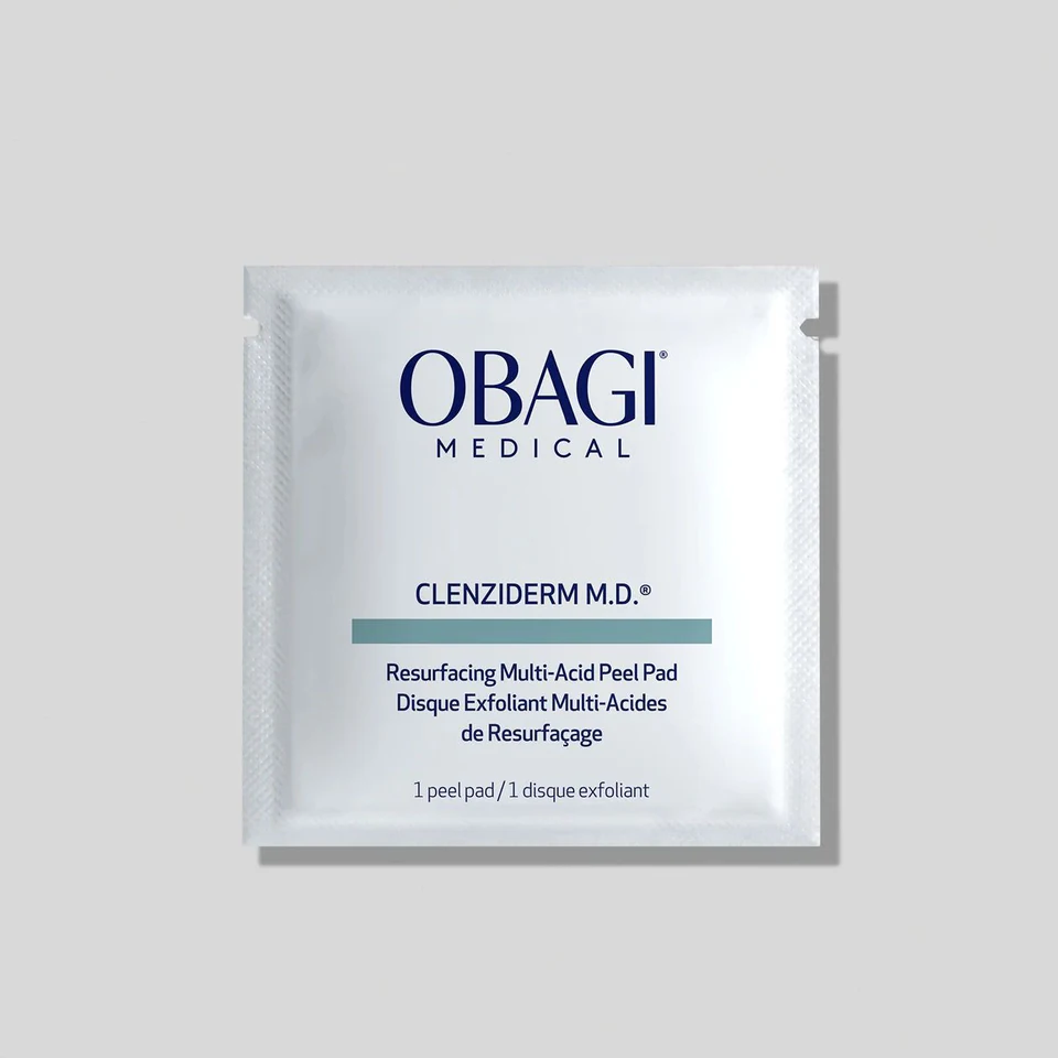Obagi CLENZIDERM M.D. Resurfacing Multi-Acid Peel Pads official product packshot