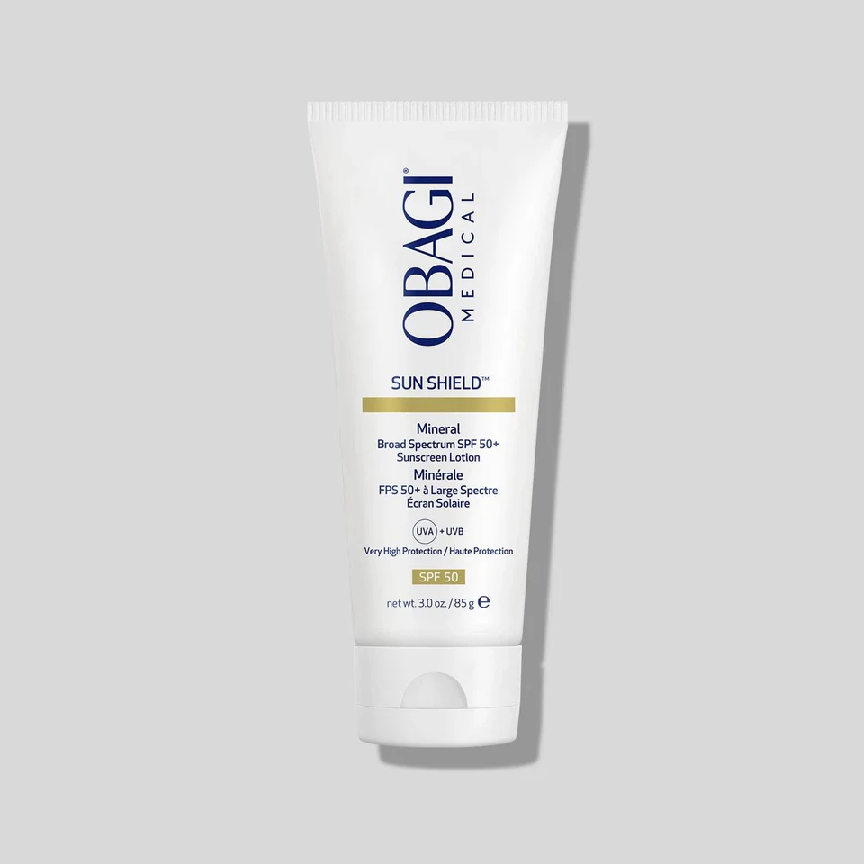 Obagi Sun Shield Mineral Broad Spectrum SPF 50+ Sunscreen Lotion official product packshot