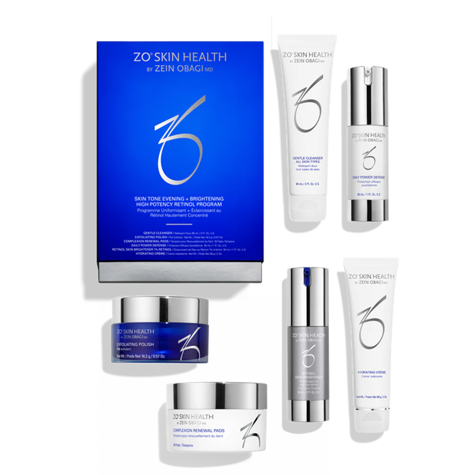 ZO Skin Health Skin Brightening Evening + Brightening High Potency Retinol Program product packshot